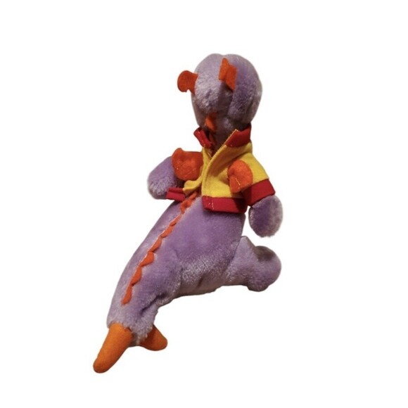 Epcot Disneyland Figment Plush 7" Purple Dragon Walt Disney World Vintage 1982 - Picture 2 of 11